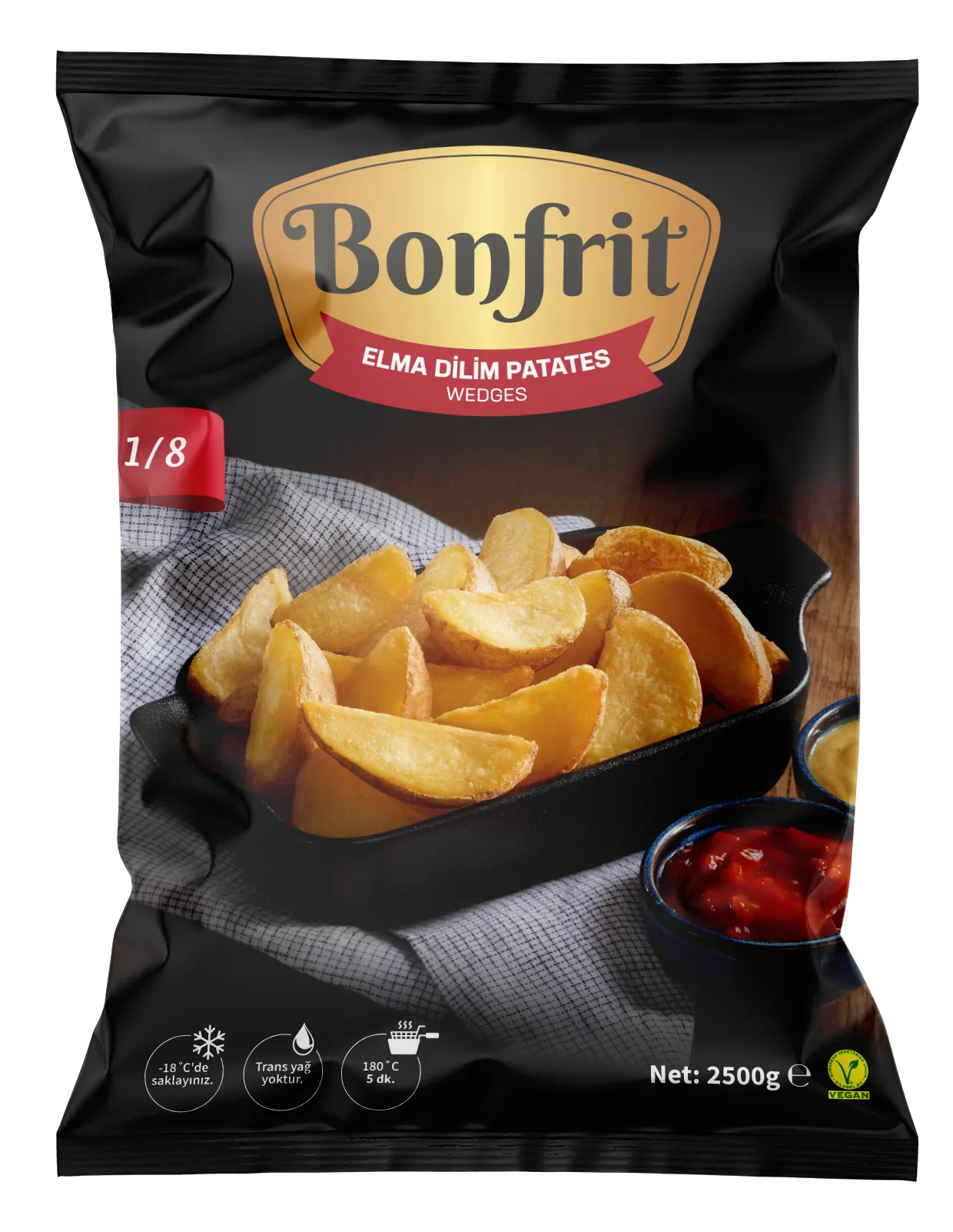 Bonfrit Elma Dilim Patates ( 1 Koli - 7 Adet )